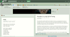 Desktop Screenshot of criondeighain.deviantart.com