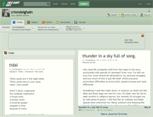 Tablet Screenshot of criondeighain.deviantart.com