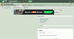 Desktop Screenshot of blowitallupplz.deviantart.com