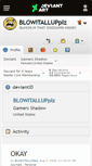 Mobile Screenshot of blowitallupplz.deviantart.com