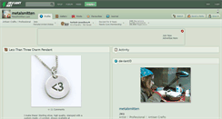 Desktop Screenshot of metalsmitten.deviantart.com