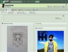 Tablet Screenshot of chaoswr4th.deviantart.com