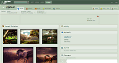 Desktop Screenshot of elzaluver.deviantart.com