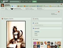 Tablet Screenshot of oestyles.deviantart.com