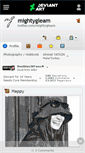 Mobile Screenshot of mightygleam.deviantart.com