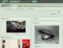 Tablet Screenshot of misty-art.deviantart.com