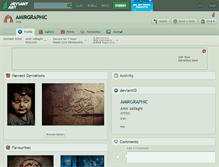 Tablet Screenshot of amirgraphic.deviantart.com