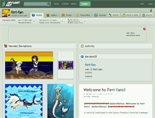 Tablet Screenshot of feri-fan.deviantart.com