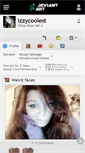 Mobile Screenshot of izzycoolest.deviantart.com