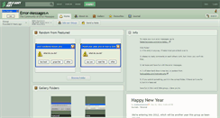 Desktop Screenshot of error-messages.deviantart.com