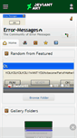 Mobile Screenshot of error-messages.deviantart.com