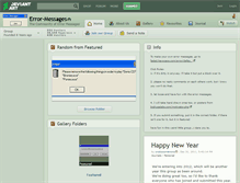 Tablet Screenshot of error-messages.deviantart.com