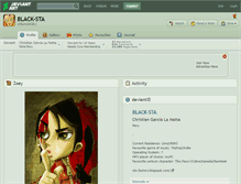 Tablet Screenshot of black-sta.deviantart.com