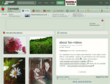 Tablet Screenshot of cermisait.deviantart.com