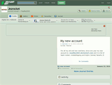 Tablet Screenshot of jezrocket.deviantart.com