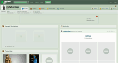 Desktop Screenshot of metalbondage.deviantart.com