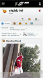 Mobile Screenshot of c4g3db1rd.deviantart.com