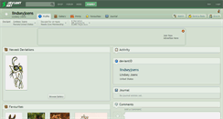 Desktop Screenshot of lindseyjoens.deviantart.com
