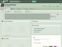 Tablet Screenshot of hornyumbreonplz.deviantart.com