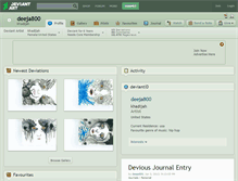 Tablet Screenshot of deeja800.deviantart.com