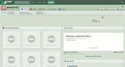 Desktop Screenshot of anton00100.deviantart.com