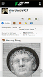 Mobile Screenshot of charolastra927.deviantart.com