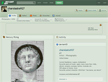 Tablet Screenshot of charolastra927.deviantart.com