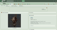 Desktop Screenshot of elhith.deviantart.com