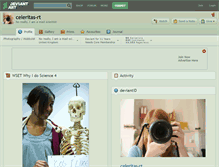 Tablet Screenshot of celeritas-rt.deviantart.com