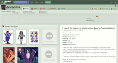 Desktop Screenshot of chromiumcross.deviantart.com