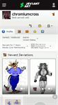Mobile Screenshot of chromiumcross.deviantart.com