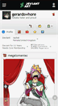 Mobile Screenshot of gerardswhore.deviantart.com