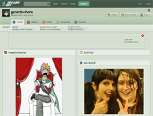 Tablet Screenshot of gerardswhore.deviantart.com