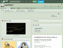 Tablet Screenshot of angelpapillon.deviantart.com