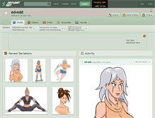 Tablet Screenshot of edvedd.deviantart.com