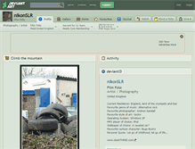 Tablet Screenshot of nikonslr.deviantart.com