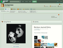 Tablet Screenshot of nicolaperasso.deviantart.com