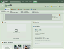 Tablet Screenshot of eskimo626.deviantart.com