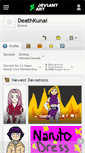 Mobile Screenshot of deathkunai.deviantart.com