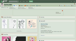 Desktop Screenshot of mummy-baby.deviantart.com