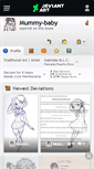Mobile Screenshot of mummy-baby.deviantart.com