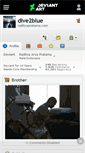 Mobile Screenshot of dive2blue.deviantart.com