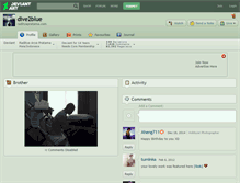 Tablet Screenshot of dive2blue.deviantart.com