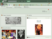 Tablet Screenshot of pppub.deviantart.com