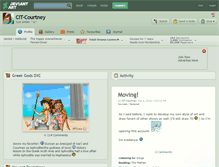 Tablet Screenshot of cit-courtney.deviantart.com