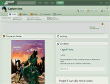 Tablet Screenshot of captain-sora.deviantart.com