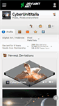 Mobile Screenshot of cyberunititalia.deviantart.com
