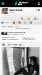 Mobile Screenshot of haorucold.deviantart.com