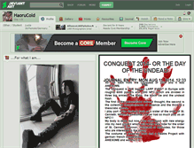 Tablet Screenshot of haorucold.deviantart.com