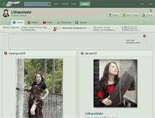 Tablet Screenshot of lilinaceleste.deviantart.com